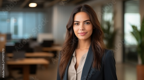 Wallpaper Mural Beautiful Professional Young Hispanic Woman in Business Office Torontodigital.ca