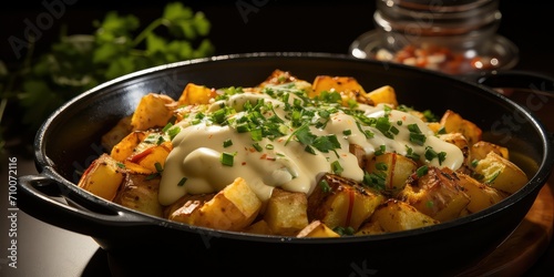 Papa a la HuancaÃ­na Brilliance - Potatoes in Spicy Cheese Sauce, a Culinary Symphony of Creamy Heat 