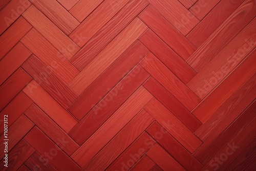 Vermilion oak wooden floor background. Herringbone pattern parquet backdrop
