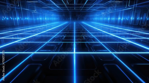 digital blue futuristic background illustration modern design, sci fi, cyber neon digital blue futuristic background