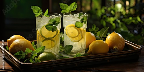 Nimbu Pani Bliss - Culinary Refreshment of Fresh Lemon Juice, a Flavorful Symphony  photo
