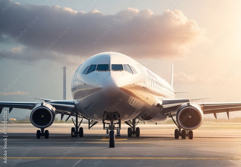 Passenger airplane getting ready for flight
Passenger airplane getting ready for flight