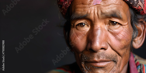 studio portrait of a Nepalese man