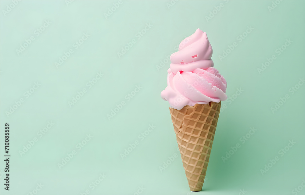 ice cream advertisment pastel background with copy space ice cream advertisment pastel background with copy space
