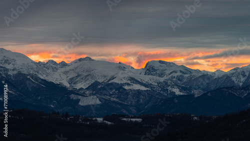Sunset in the Alps © giansacca