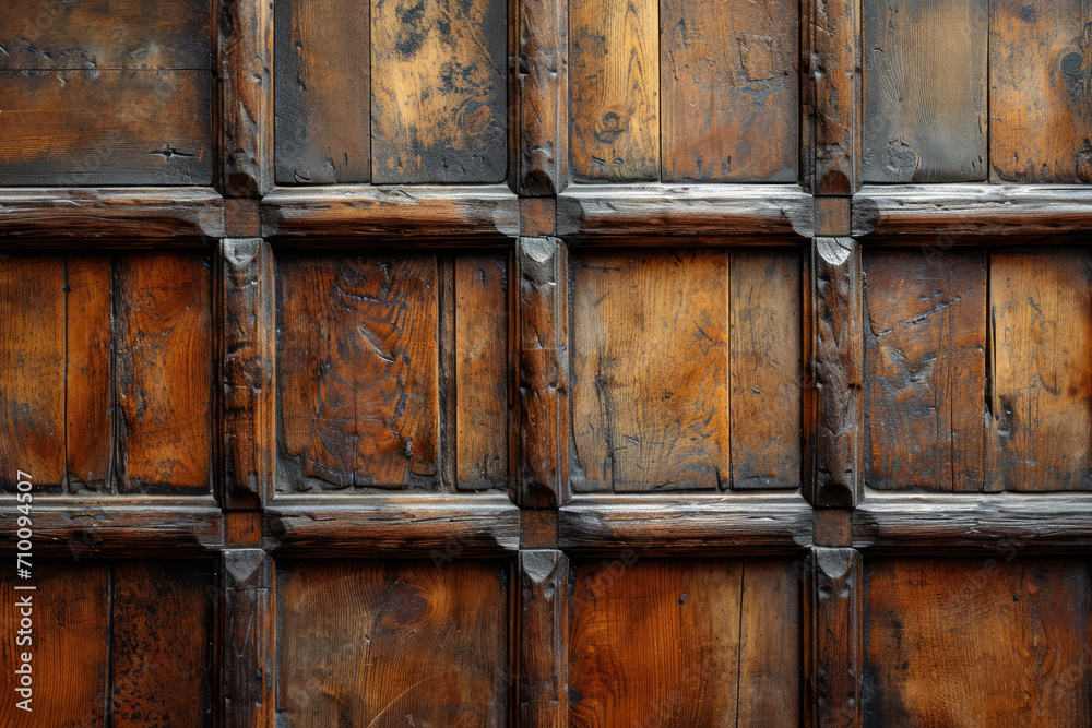 Boxed wooden wainscotting paneling wall, detailed surface material texture Boxed wooden wainscotting paneling wall, detailed surface material texture