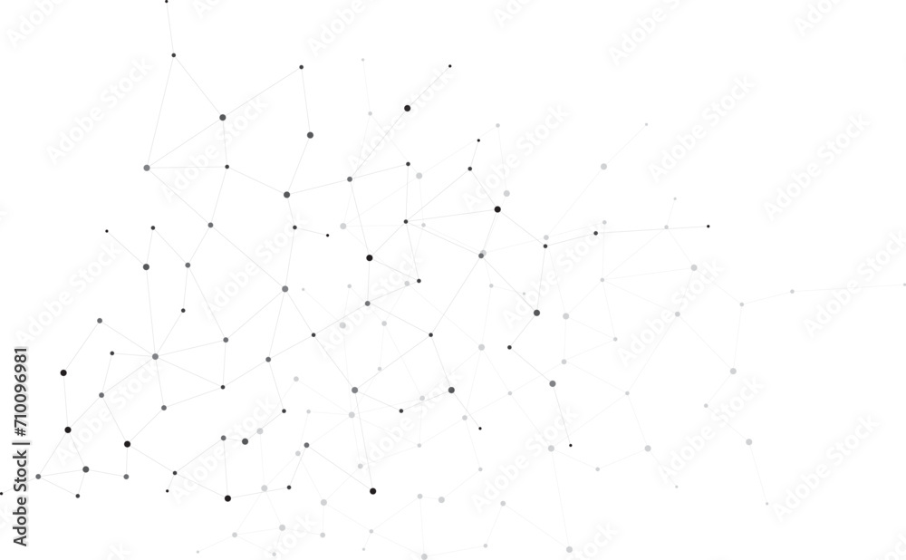 Connected dots - abstract design
