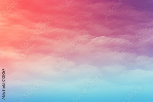 Sky retro gradient background with grain texture