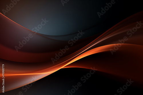 black brown abstract wavy color unique background, gradient blend, bright colored photo