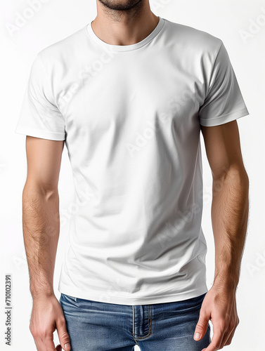weißes T-Shirt Design Vorlage