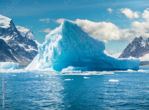 Iceberg on the Arctic sea © D'Arcangelo Stock