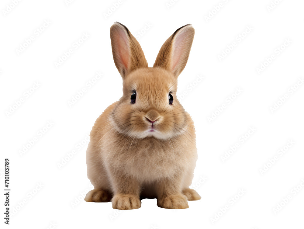 a close up of a rabbit