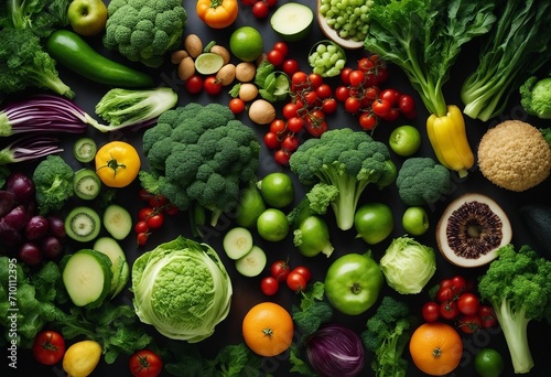 Green and red vegetables Varieties of healthy food vegetables and fruits Healthy eating keto diet dieting meals