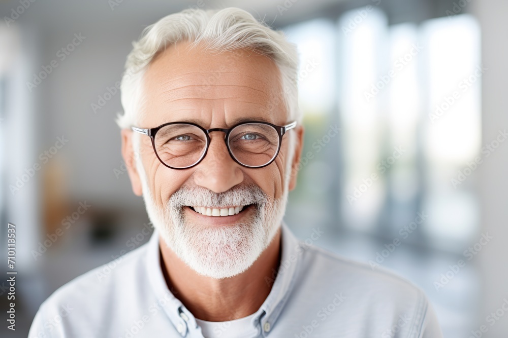 Beautiful senior man wearing eyeglasses Beautiful senior man wearing eyeglasses