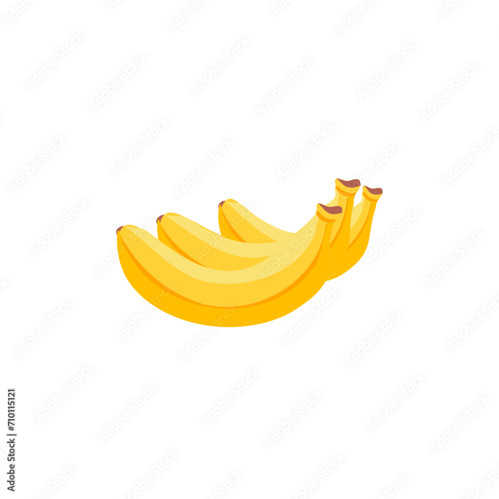 Banana isolated vector 