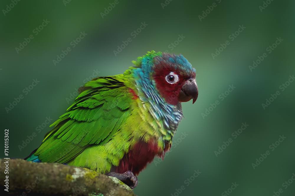 Pfrimers Parakeet bird (Pyrrhura pfrimeri)
