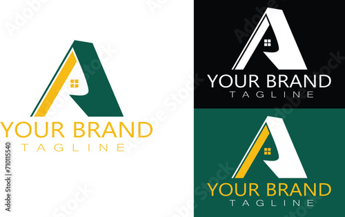 letter A logo vector template design, Alphabet A icon logo vector