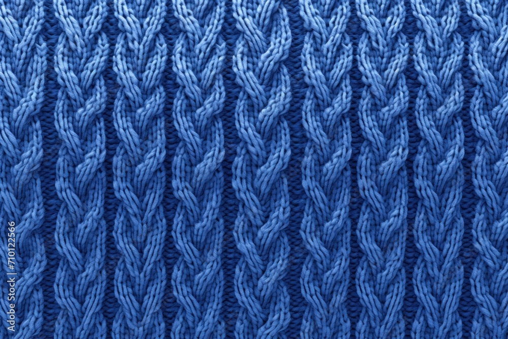 Cozy and comforting seamless pattern featuring a warm and inviting knit sweater texture in a soft cobalt color 