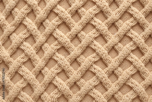 Cozy and comforting seamless pattern featuring a warm and inviting knit sweater texture in a soft sepia color