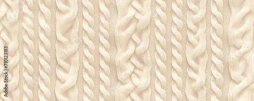 Cozy and comforting seamless pattern featuring a warm and inviting knit sweater texture in a soft wheat color