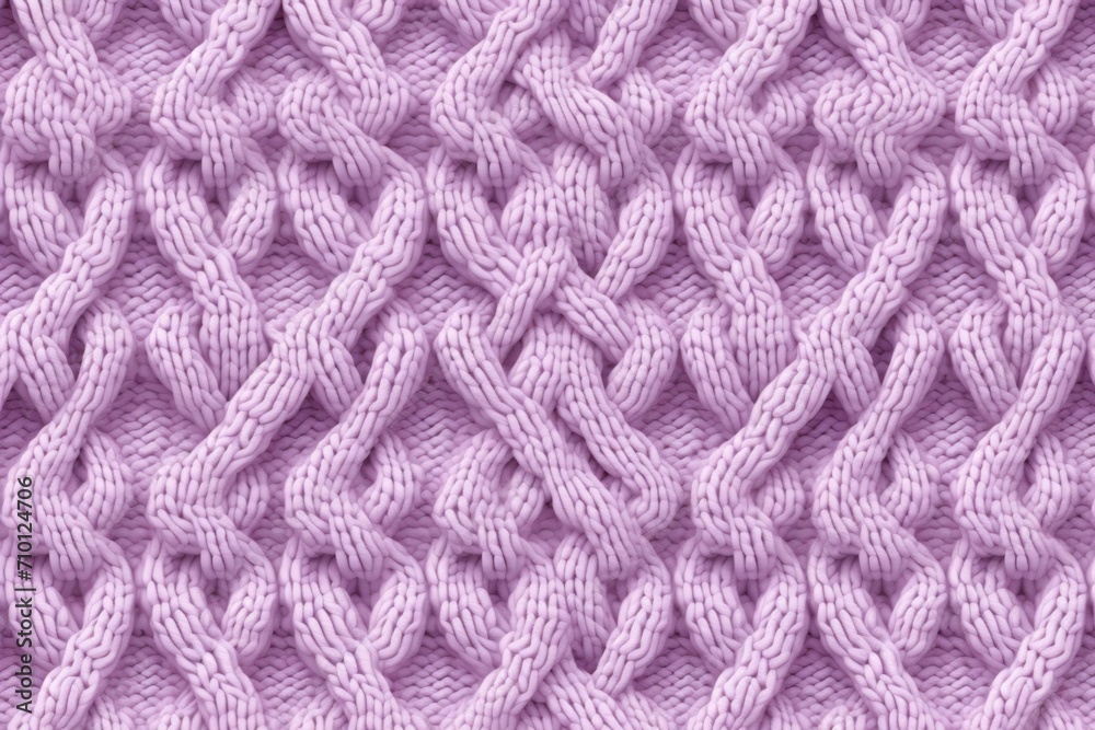 Cozy and comforting seamless pattern featuring a warm and inviting knit sweater texture in a soft purple color