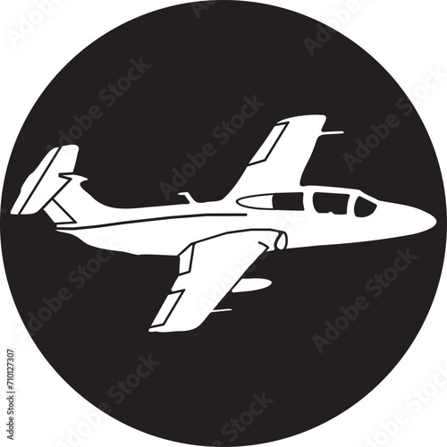 Jet fighter vector graphic