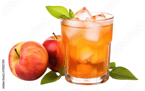 Juicy Apple Elixir isolated on transparent Background