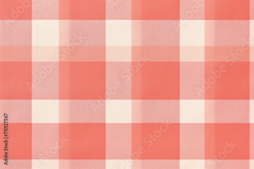 Coral plaid background texture