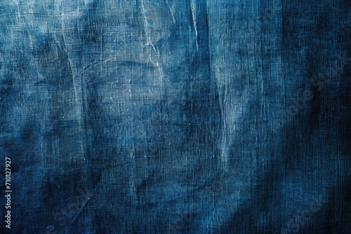 Blue fabric close up. Versatile and can be used for various projects