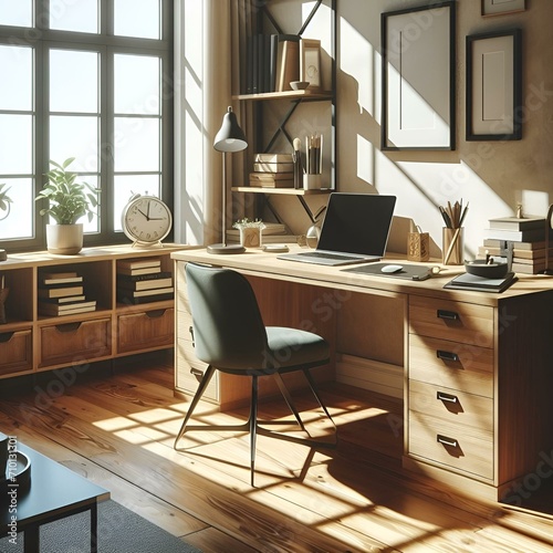 Light Home Office 