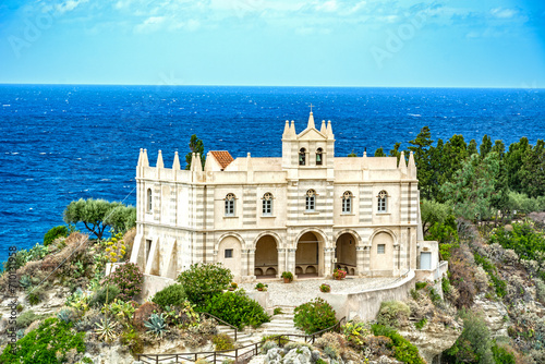 Obraz na płótnie Tropea, Calabria, Italy - Monastery of Santa Maria dell'Isola w salonie