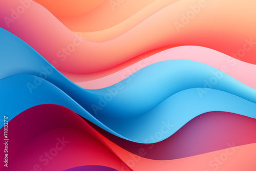 Abstract minimalist wave background modern colorful background design liquid shapes composition fit for presentation