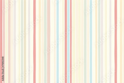 Background seamless playful hand drawn light pastel ivory pin stripe fabric pattern