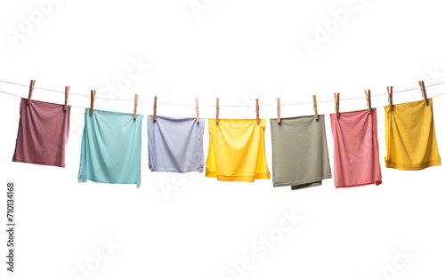 Fabric Clothes Hanger isolated on transparent Background
