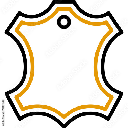 Icon Fabric Properties Black and Yellow - leather