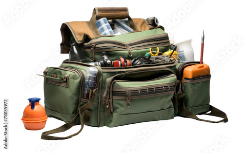 Angling Gear Storage Bag isolated on transparent Background