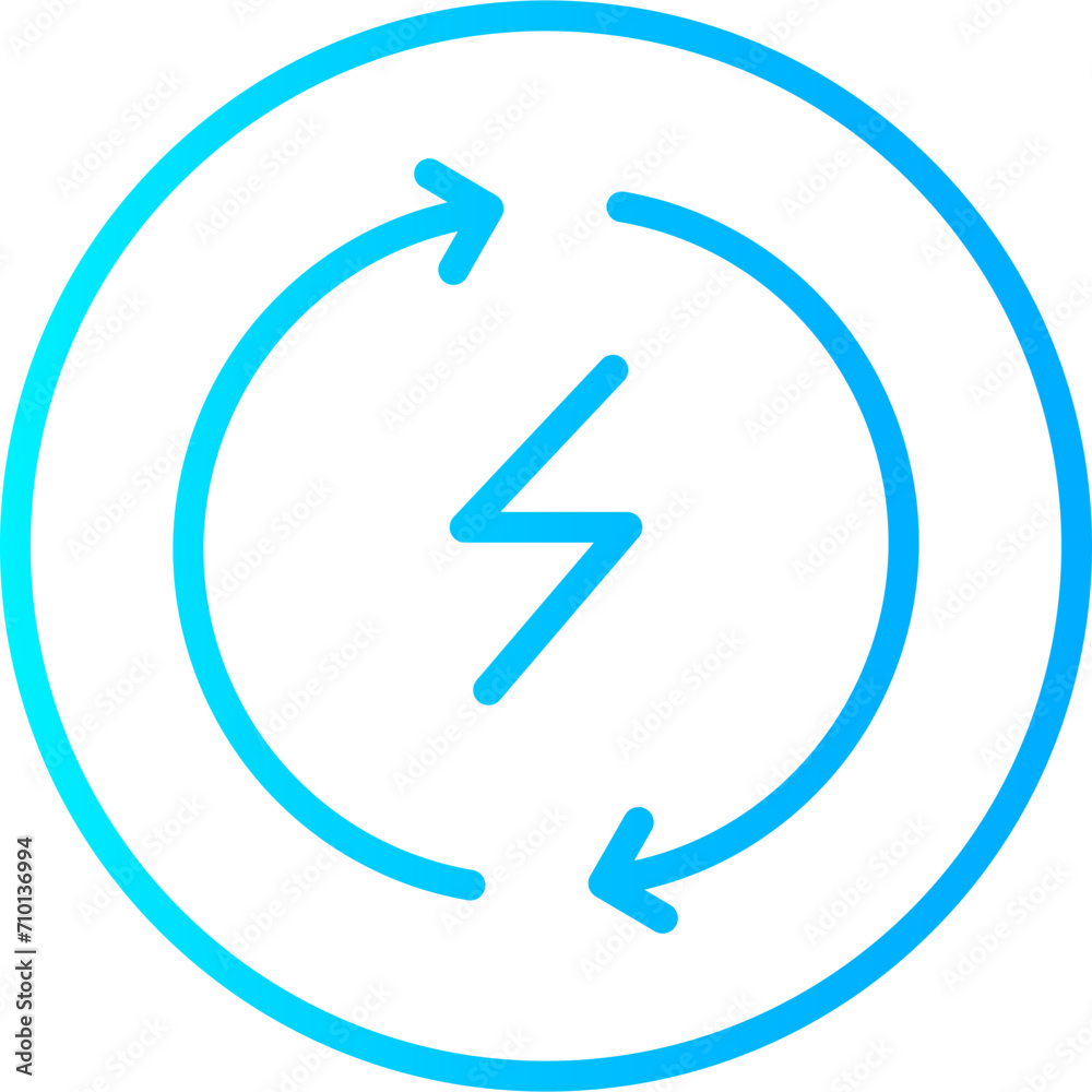 Icon Fabric Properties blue Color gradient - recovery Icon Fabric Properties blue Color gradient - recovery