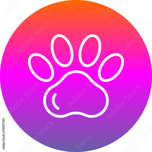 Story Highlights Cover Lifestyle- white symbols on the colorful circle - pets
