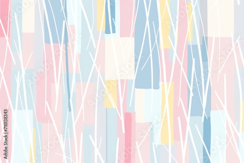 Background seamless playful hand drawn light pastel slate pin stripe fabric pattern photo