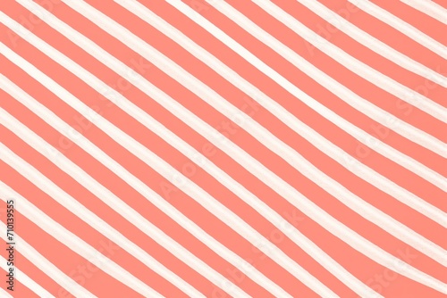 Background seamless playful hand drawn light pastel coral pin stripe fabric pattern cute abstract geometric wonky across lines background texture