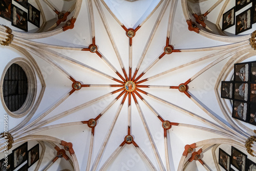 Ceiling of the Cathedral of Burgos, Castilla y León, Spain.