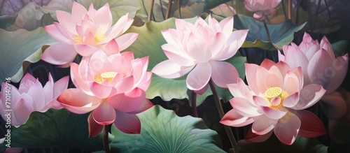 Lotus blooms