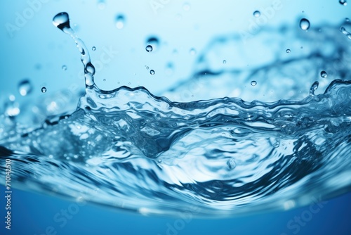 water splash background in blue