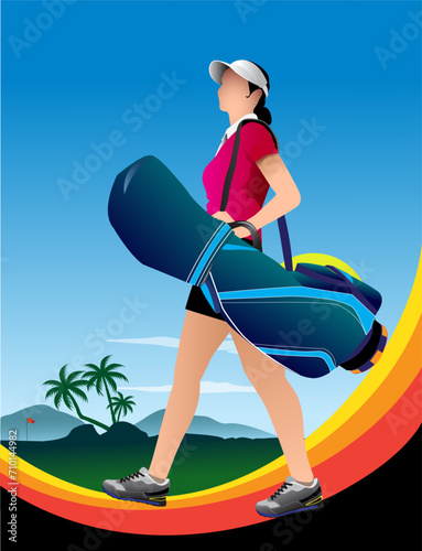 female caddy