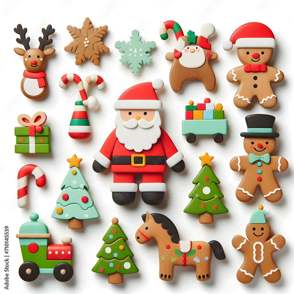 christmas icons set