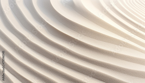 Abstract wave pattern on sand dune backdrop generated by AI