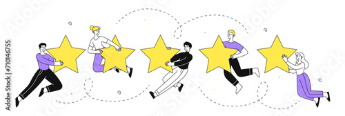 People with rating vector linear