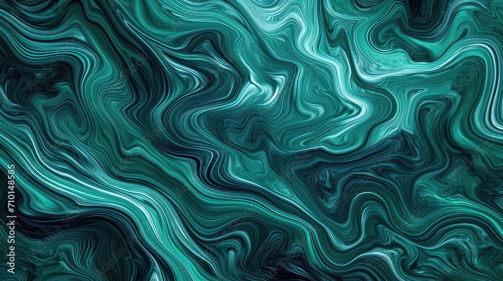 Green and Black Wavy Lines Green and Black Wavy Lines