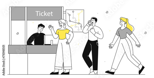 Ticket service vector linear