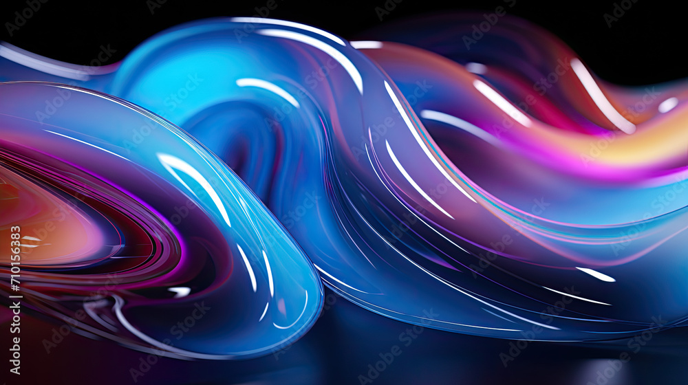 colorful liquid flow colorful liquid flow